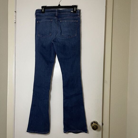 Pilcro and the Letterpress dark blue slim bootcut denim jeans size 29 - Picture 5 of 6